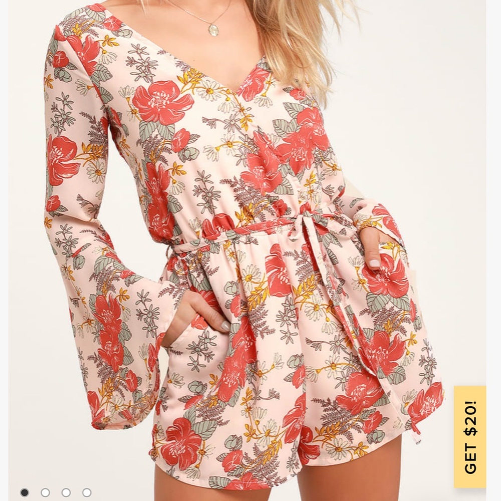Lulus floral romper - Picture 2 of 6